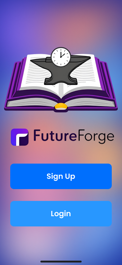 FutureForge Sign Up Screen