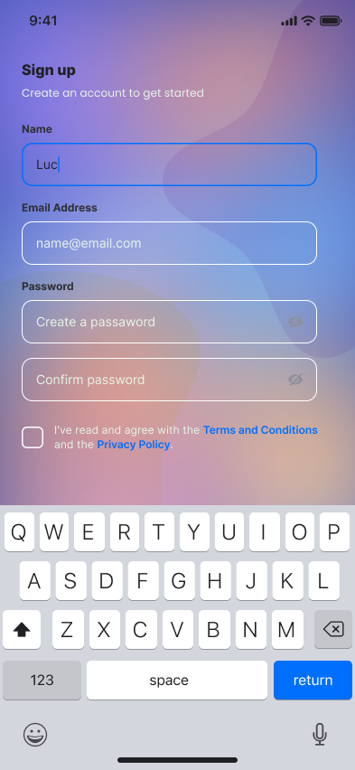 FutureForge Menu Screen